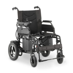 Cadeira de Rodas Motorizada Dobrável até 120 kg Assento de 48 cm D800 Dellamed