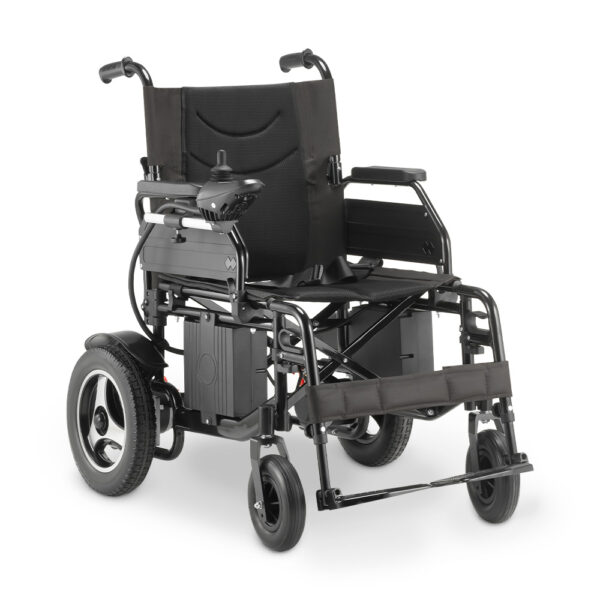 Cadeira de Rodas Motorizada Dobrável até 120 kg Assento de 48 cm D800 Dellamed