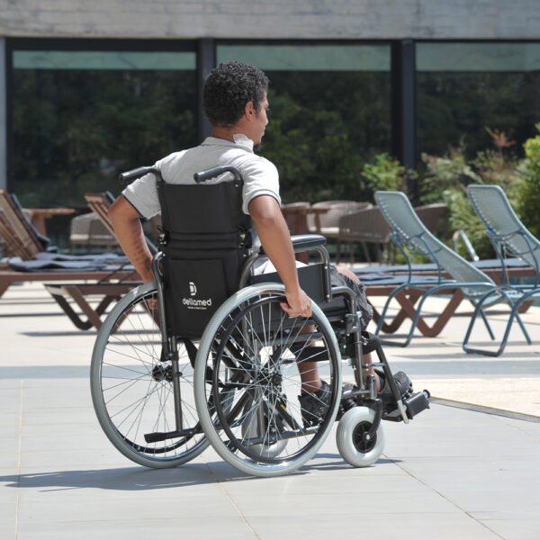 Cadeira de Rodas Modelo D400 T46 Aço – 120KG - Image 9