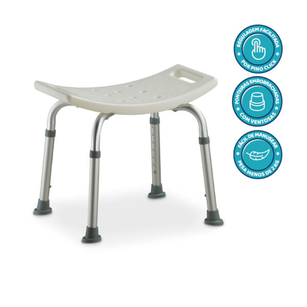 Banqueta de banho Modelo D1 - 135KG - Image 4