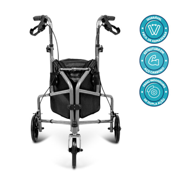 Andador 3 Rodas D11 - 100KG - Image 2