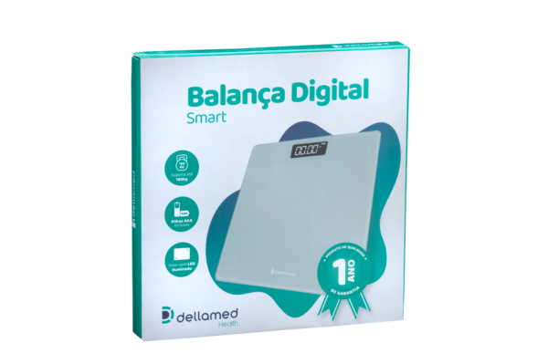 Balança Digital Corporal Smart Cinza - 180KG - Image 3