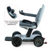Cadeira Motorizada Dobrável até 120 Kg Assento 42 cm Spacemed Dellamed - Image 4