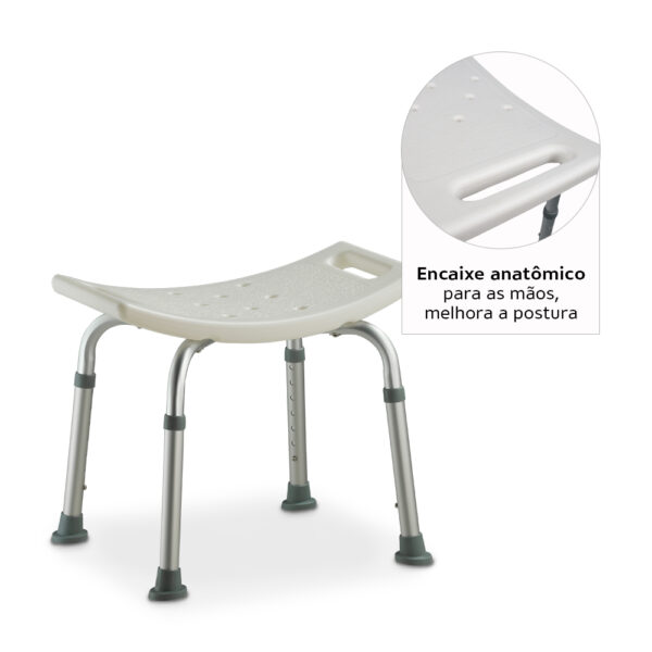Banqueta de banho Modelo D1 - 135KG - Image 9