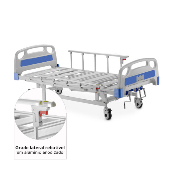 Cama Hospitalar DX3 3 Movimentos até 200 Kg Dellamed - Image 5