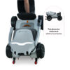 Cadeira Motorizada Dobrável até 120 Kg Assento 42 cm Spacemed Dellamed - Image 5