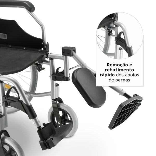 Cadeira de Rodas D600 T46 Alumínio - 120KG - Image 6