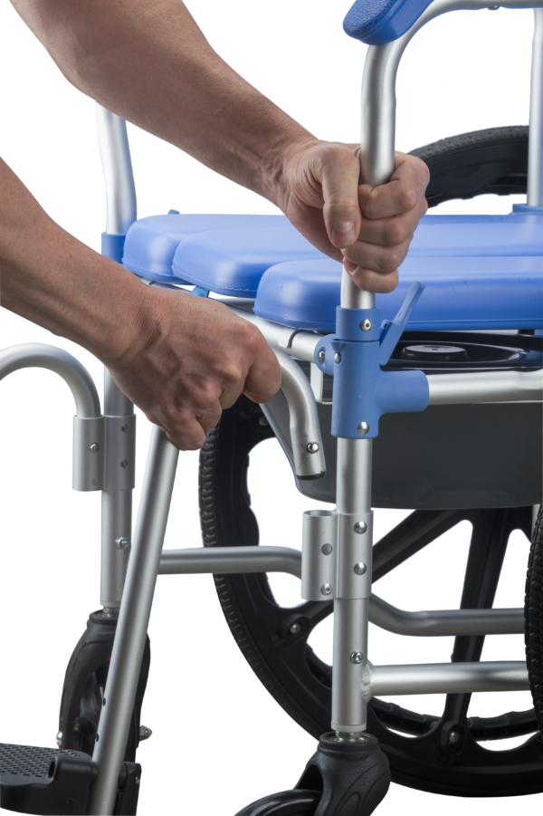 Cadeira de Banho Alumínio D65 - 150KG - Imagem 7