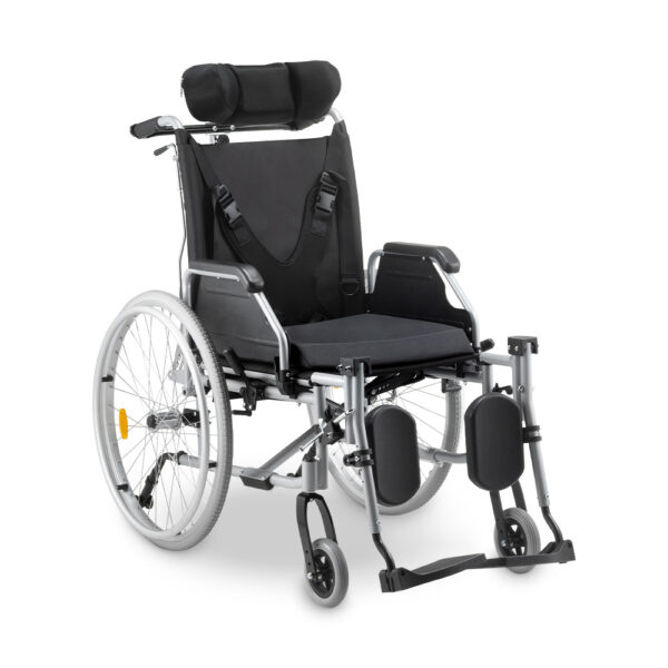 Cadeira de Rodas Reclinável D700 T40 Alumínio - 130KG