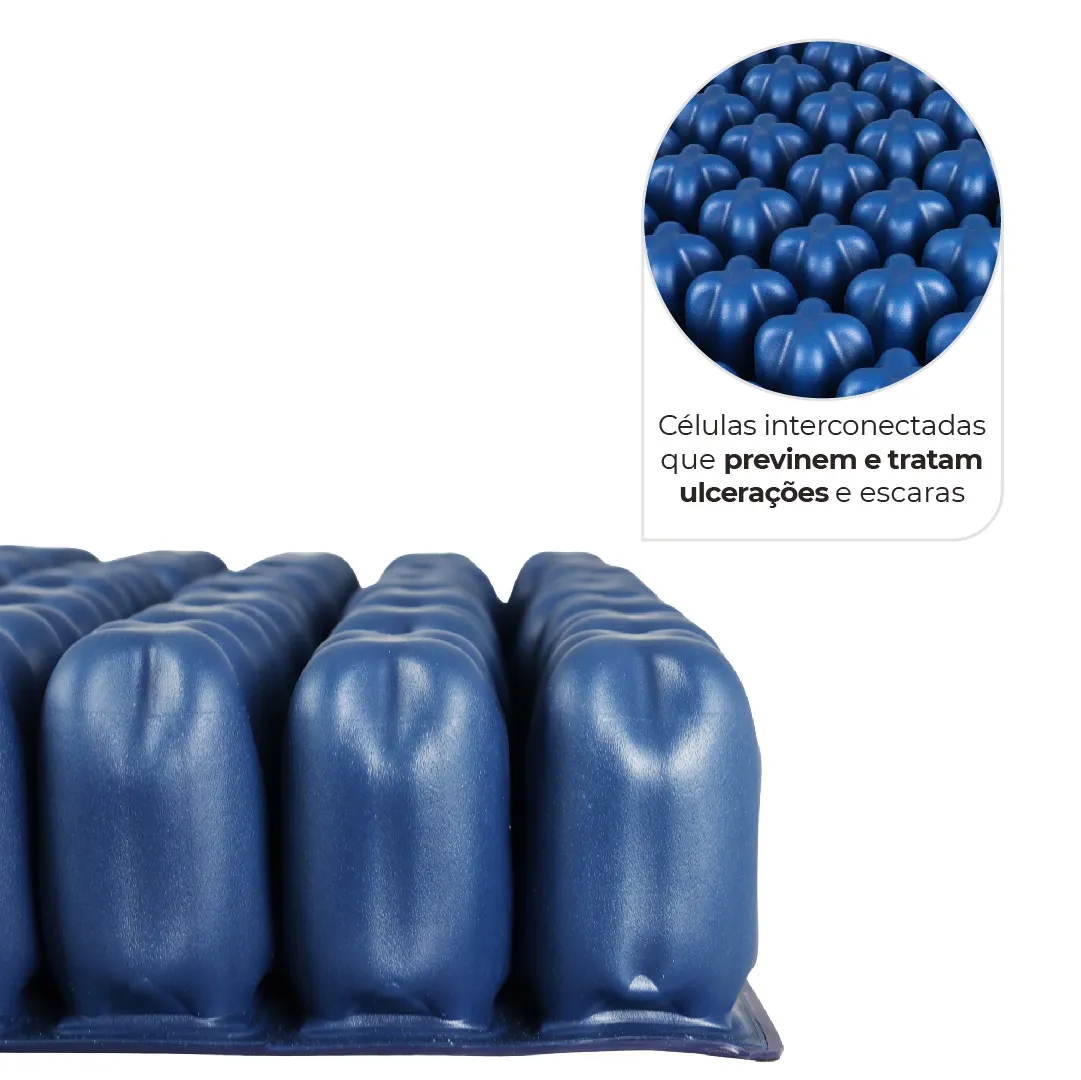 Almofada De Ar Air Cell Para Prevenção E Tratamento De Escaras Air Cell Dellamed - Imagem 7