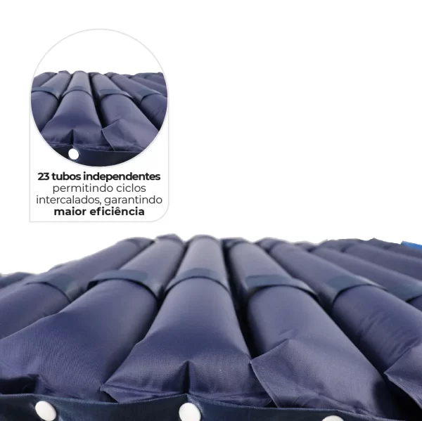 Colchão Pneumático para Tratamento de Escaras II até 150 Kg Air Tube Dellamed - Imagem 3