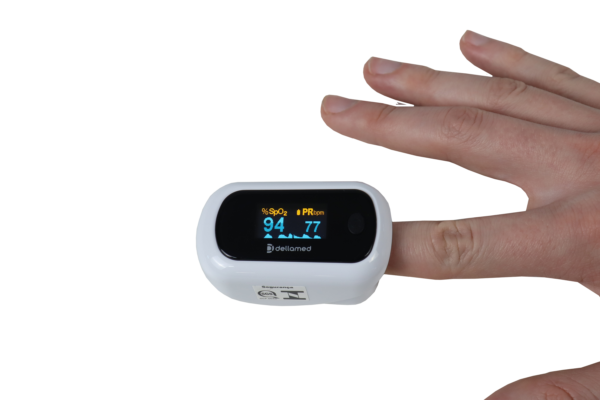 Oxímetro com Alarme de Emergência OLED de Alta Precisão Dellamed - Image 9