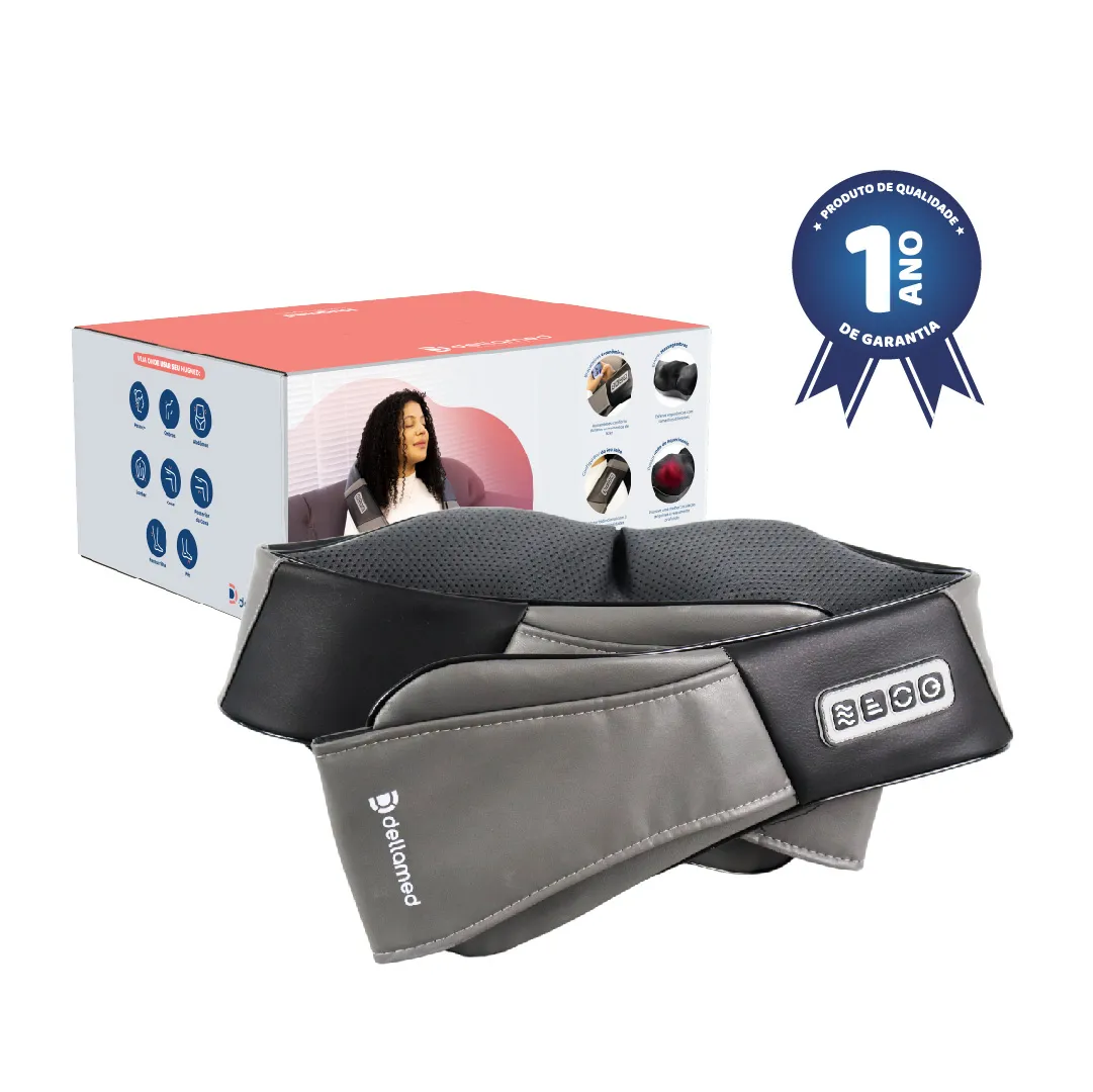 Colete Massageador para Pescoço Ombros e Lombar Abraçamed Dellamed
