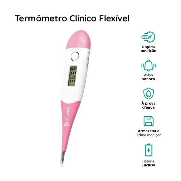 Termômetro Clínico Digital Haste Flexível - Image 5