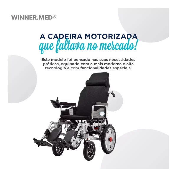 Cadeira Motorizada Reclinável 180 Graus W-205 - Image 6