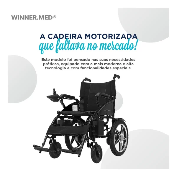 Cadeira De Rodas Motorizada W-210 Winner - Image 8