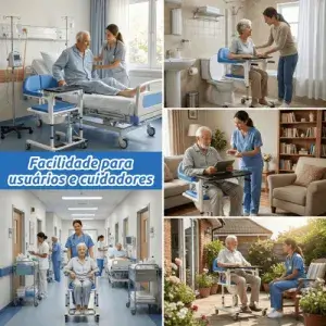 Cadeira de Transferência Apoio Manual Acamados e Cadeirantes W809 - Imagem 2