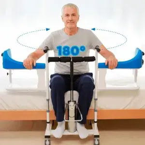 Cadeira de Transferência Apoio Manual Acamados e Cadeirantes W809 - Imagem 3