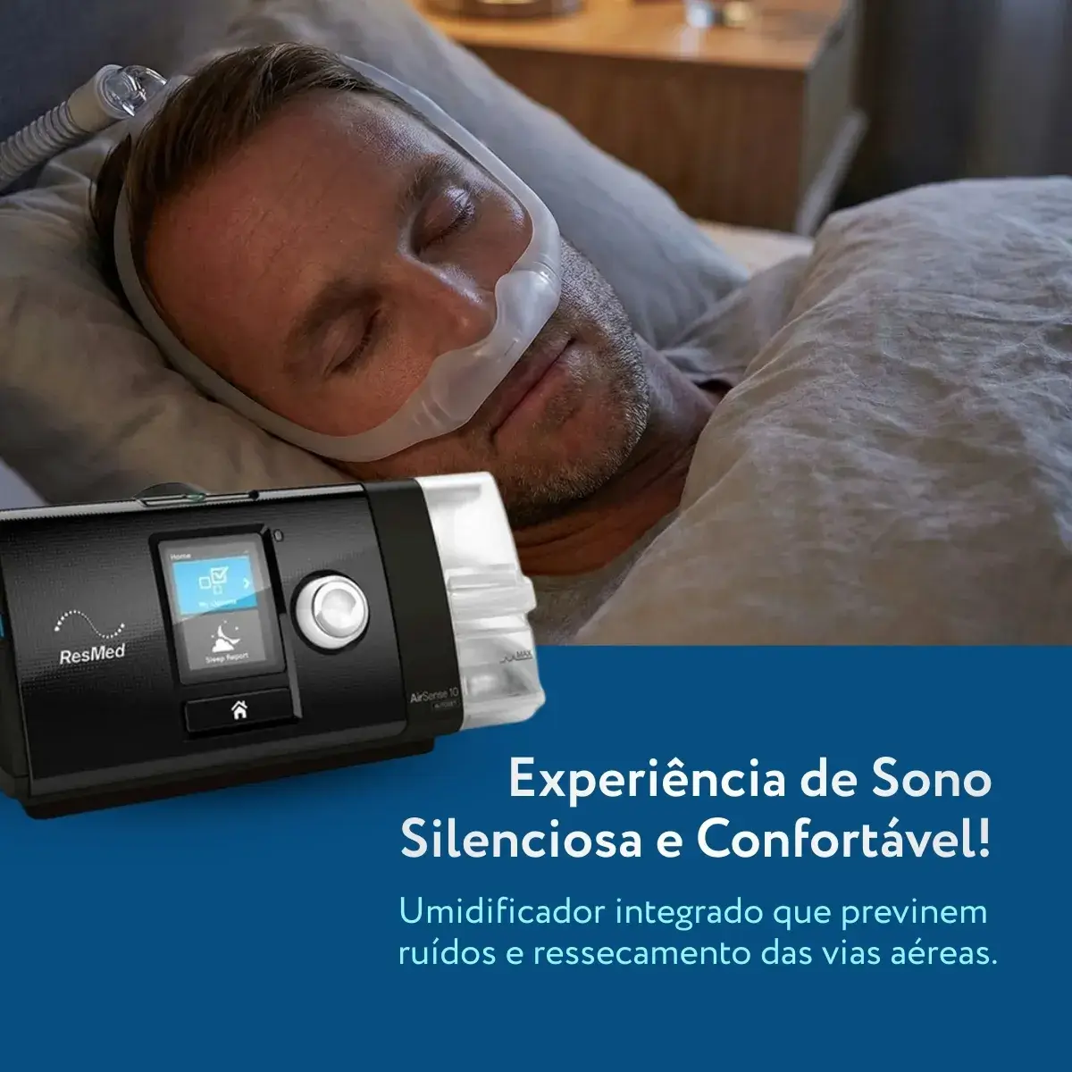 Cpap Automático Airsense S10 Autoset C/ Umidificador Resmed - Imagem 2