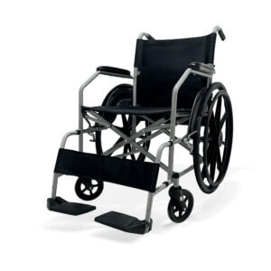 Cadeira de Rodas Manual Até 110kg Com Encosto Rebatível D100 POP