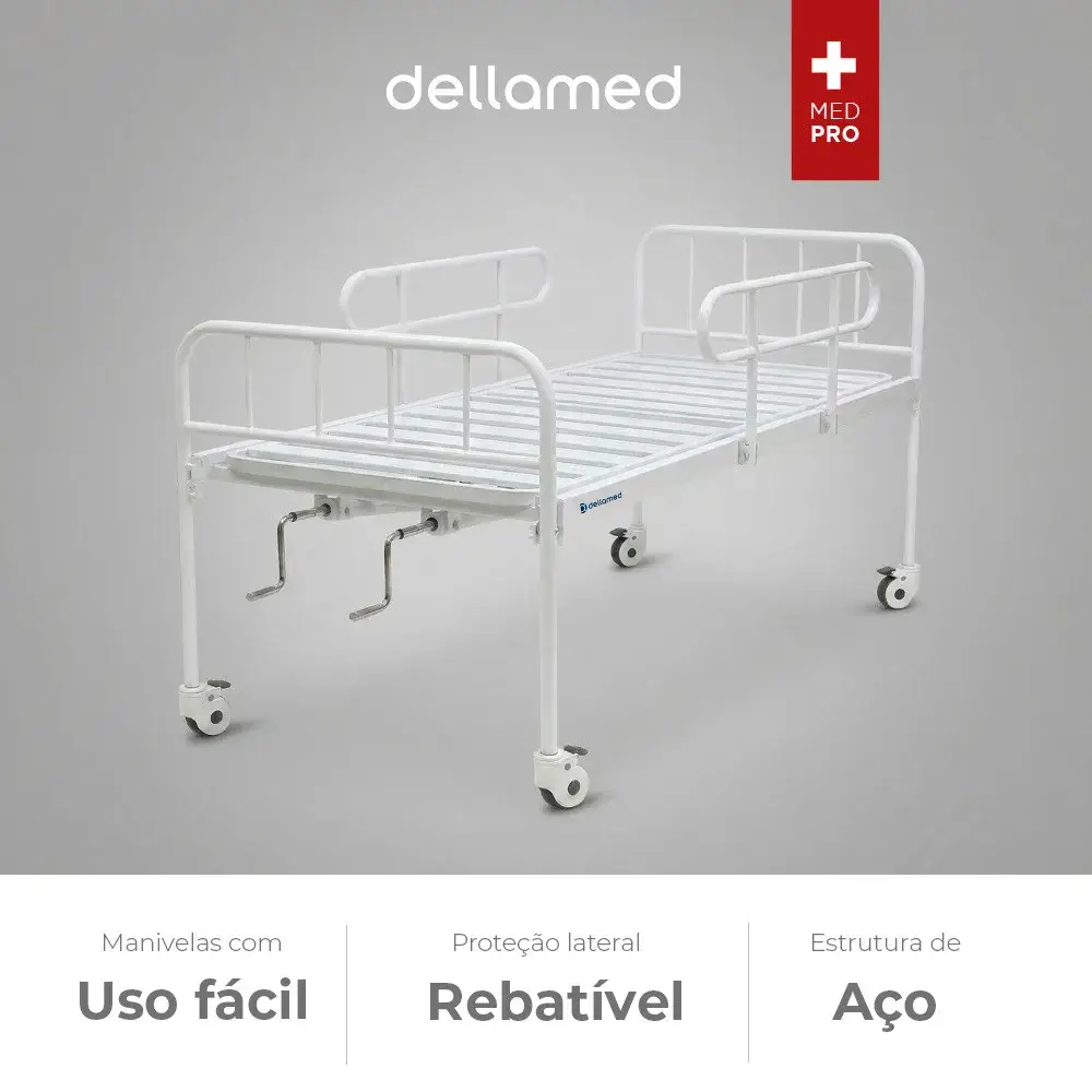 Cama Hospitalar 2 Movimentos DX Dellamed - Imagem 2