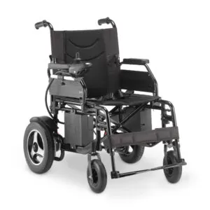 Cadeira de Rodas Motorizada Dobrável até 120 kg Assento de 48 cm D800 Dellamed